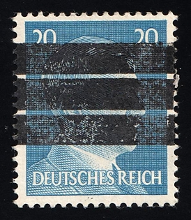 1945 20pf Barsinghausen (Deister), Germany Local Post, Unofficial Issue, Signed