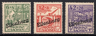 1946 Eilenburg (Saxony), Germany Local Post, Unofficial Issue, Complete Set