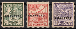 1946 Eilenburg (Saxony), Germany Local Post, Unofficial Issue, Complete Set