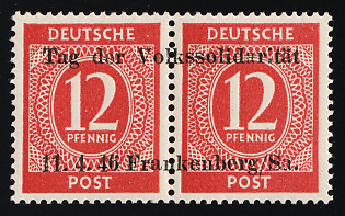 1946 Frankenberg (Saxony), Germany Local Post, Unofficial Issue