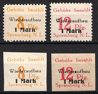 1946 Spremberg (Lower Lusatia), Germany Local Post, Unofficial Issue, Complete Sets