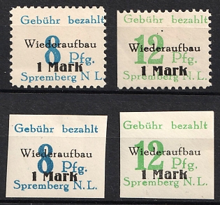 1946 Spremberg (Lower Lusatia), Germany Local Post, Unofficial Issue, Complete Sets