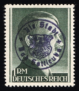 1945 1m Bad Gottleuba (Saxony), Soviet Russian Zone of Occupation, Germany Local Post