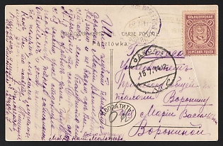 Belozersk Zemstvo-style Picture Postcard, Philatelic fabrication