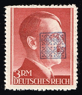 1945 3m Wurzen (Saxony), Soviet Russian Zone of Occupation, Germany Local Post