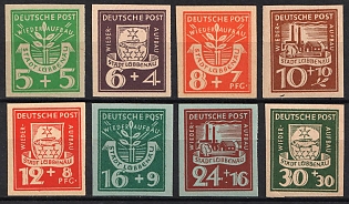 1946 Lubbenau (Spreewald), Germany Local Post, Complete Set, Imperforate