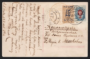 Shadrinsk Zemstvo-style Picture Postcard, Philatelic fabrication