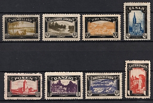 1920 Germany Lost Territories, Commemorative Stamps, German Propaganda