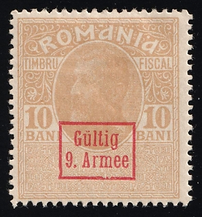 1918 10b 9th Army, Romania, German Occupation, Germany