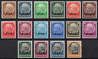 1940 Alsace, German Occupation, Germany, Complete Set