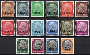 1940 Alsace, German Occupation, Germany, Complete Set