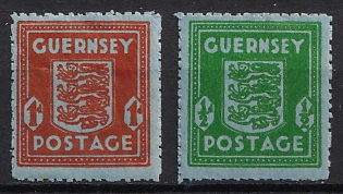 1942 Guernsey, German Occupation, Germany, Complete Set
