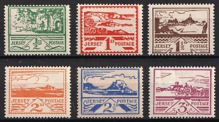 1943-44 Jersey, German Occupation, Germany, Complete Set