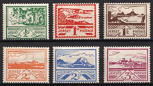 1943-44 Jersey, German Occupation, Germany, Complete Set