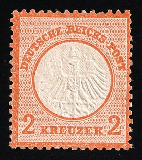 1872 2kr German Empire, Small Breast Plate, Germany