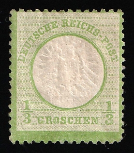 1872 1/3gr German Empire, Large Breast Plate, Germany