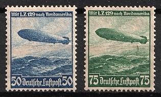 1936 Third Reich, Germany, Airmail, Complete Set