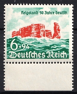 1940 6pf Third Reich, Germany, Complete Set, Margin