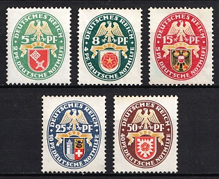 1929 Weimar Republic, Germany, Complete Set
