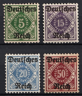 1920 Weimar Republic, Germany, Official Stamps