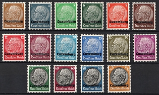 1940 Luxembourg, German Occupation, Germany, Complete Set