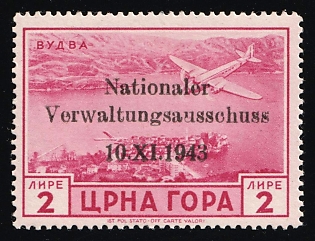 1943 2l Montenegro, German Occupation, Germany