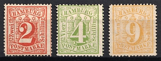 1864 Hamburg, German States, Germany, Signed