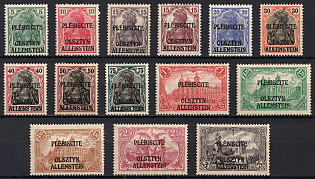 1920 Joining of Olsztyn, Germany, Complete Set