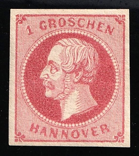 1859 1gr Hanover, German States, Germany