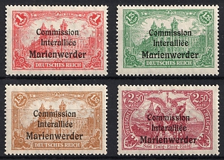 1920 Joining of Marienwerder, Germany, Complete Set