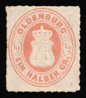 1867 1/2gr Oldenburg, German States, Germany