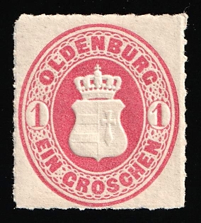 1867 1gr Oldenburg, German States, Germany