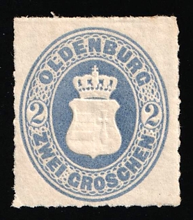 1867 2gr Oldenburg, German States, Germany
