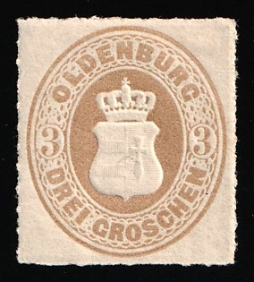1867 3gr Oldenburg, German States, Germany