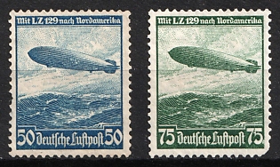 1936 Third Reich, Germany, Airmail, Complete Set