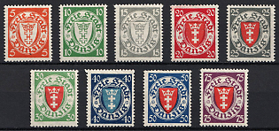 1924 Danzig Gdansk, Germany, Complete Set