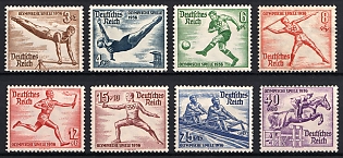 1936 Third Reich, Germany, Complete Set