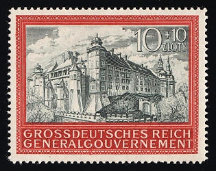 1944 10zl General Government, Germany, Poland