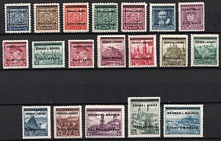 1939 Bohemia and Moravia, Germany, Complete Set