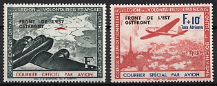 1942 French Legion, Germany, Complete Set, Airmail