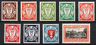 1938 Danzig Gdansk, Germany, Complete Set