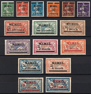 1920 Memel, Germany, Complete Set