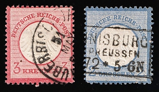 1872 German Empire, Small Breast Plates, Germany