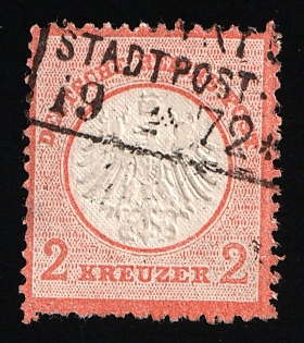 1872 2kr German Empire, Small Breast Plate, Germany