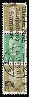 1932 Weimar Republic, Germany, Se-tenants Zusammendrucke