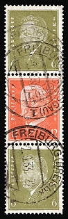 1932 Weimar Republic, Germany, Se-tenants Zusammendrucke