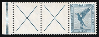 1930 Weimar Republic, Germany, Se-tenant, Zusammendrucke, Airmail