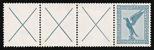 1930 Weimar Republic, Germany, Se-tenant, Zusammendrucke, Airmail