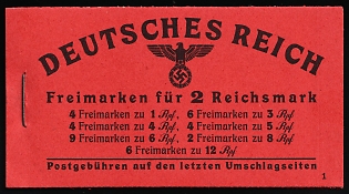 1941 Complete Booklet with stamps of Third Reich, Germany, Excellent Condition