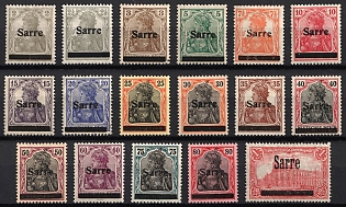 1920 Saar, Germany, Complete Set